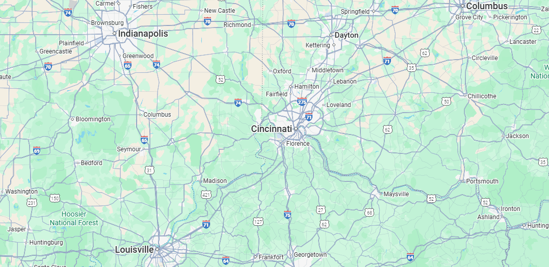 s.b. tree service cincinnati service area